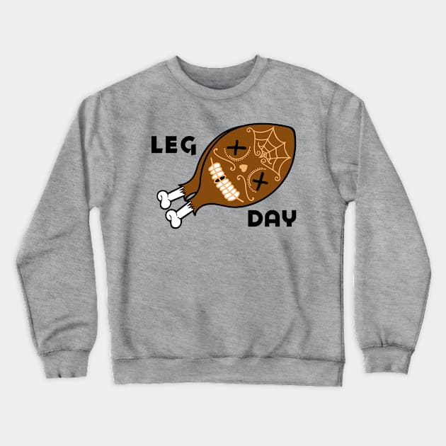 Leg Day Crewneck Sweatshirt by Mathquez